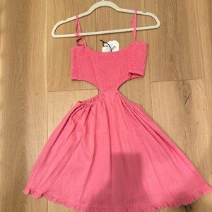 Pink Cutout Sundress